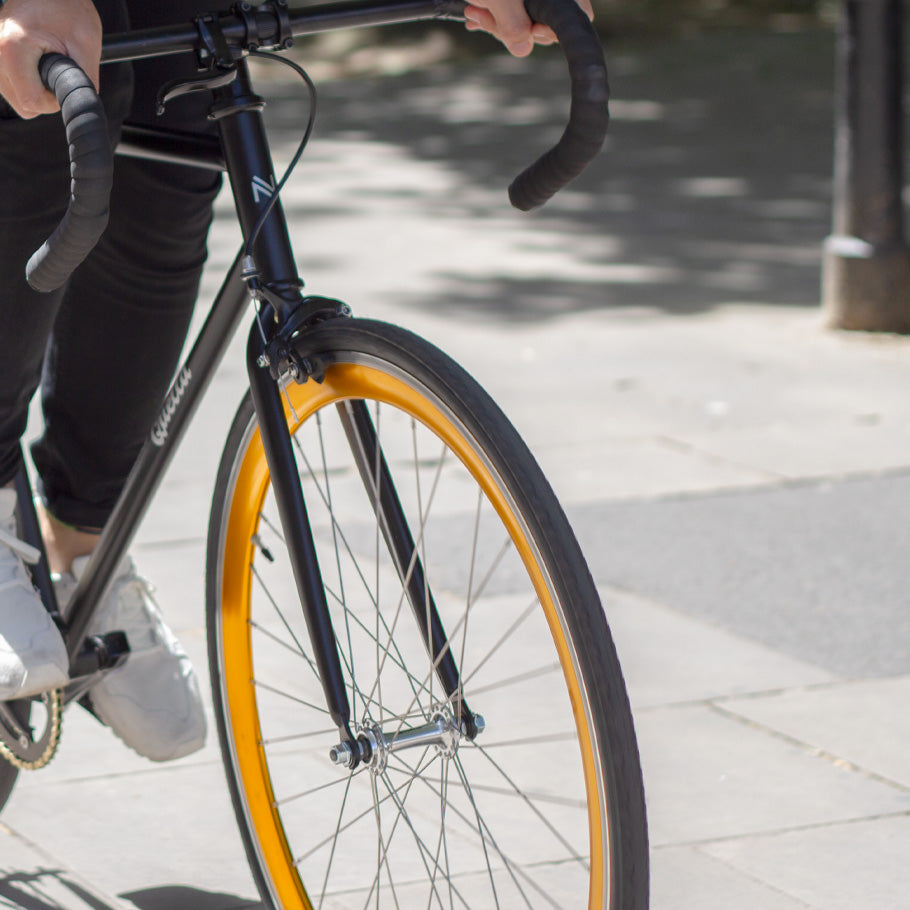 Nero Courier Gold Single-Speed Bike