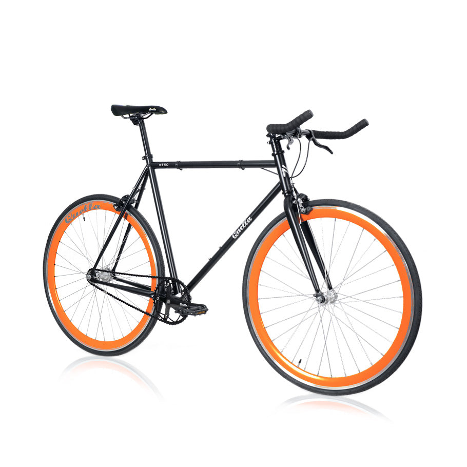 Nero Courier Orange Single-Speed Bike