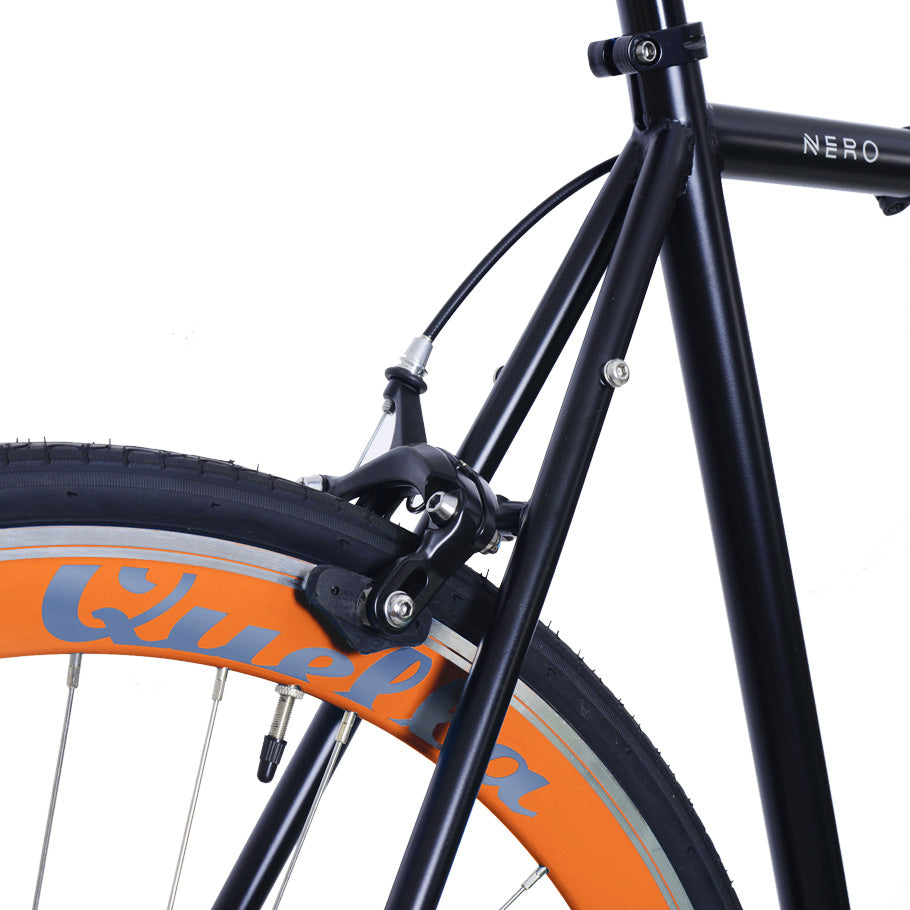 Nero Courier Orange Single-Speed Bike