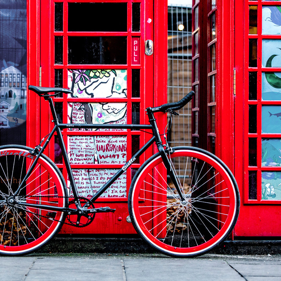Nero Courier Red Single Speed Bike