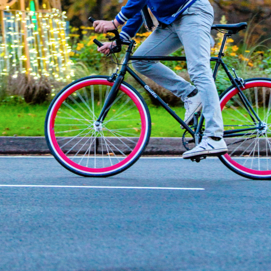 Nero Courier Red Single Speed Bike