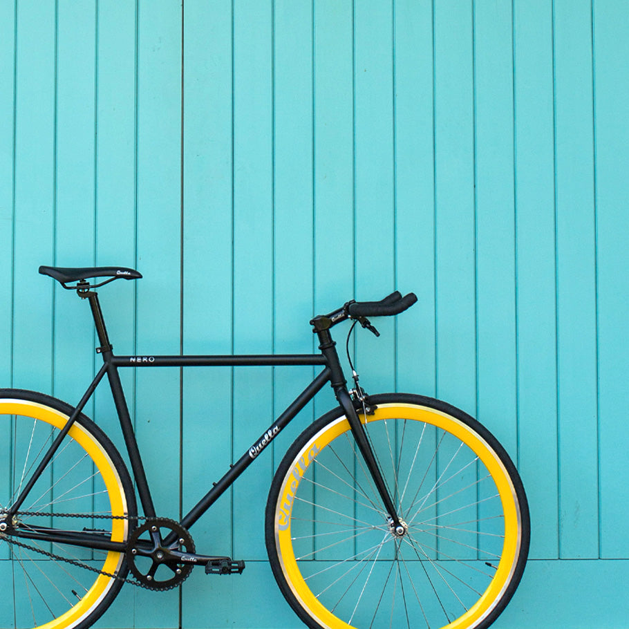 Nero Courier Yellow Single Speed Bike