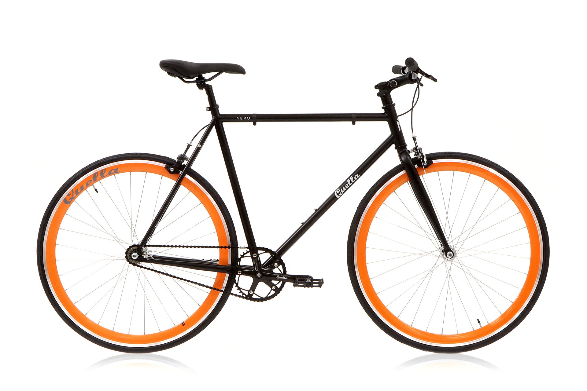 Nero Classic Single-Speed Bicycle - Orange – Quella