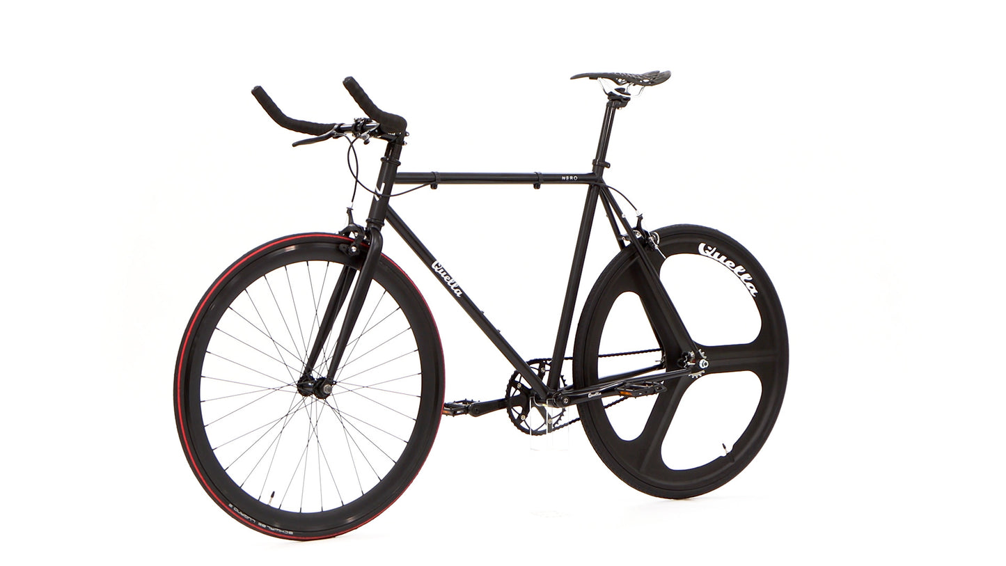 Quella Stealth Black Mk1 Urban Fixed Gear Bicycle
