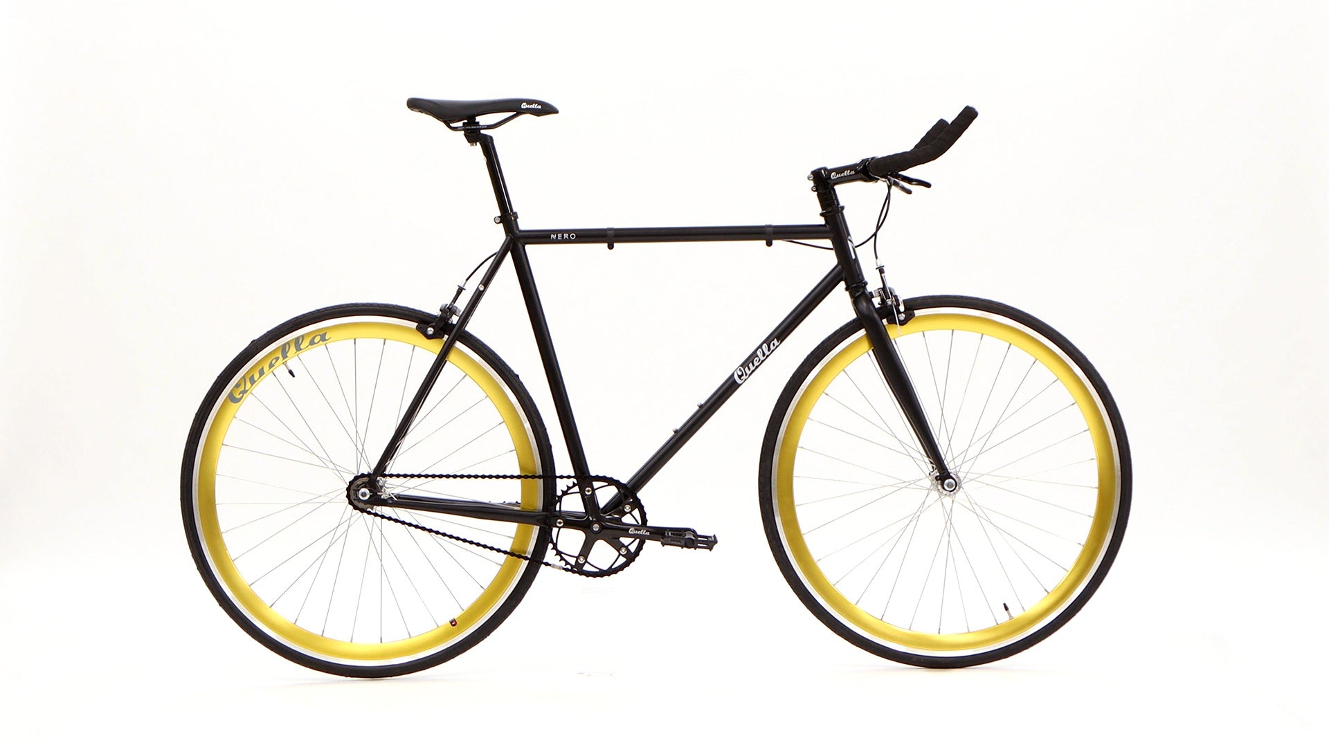 Black and gold fixie bike sale