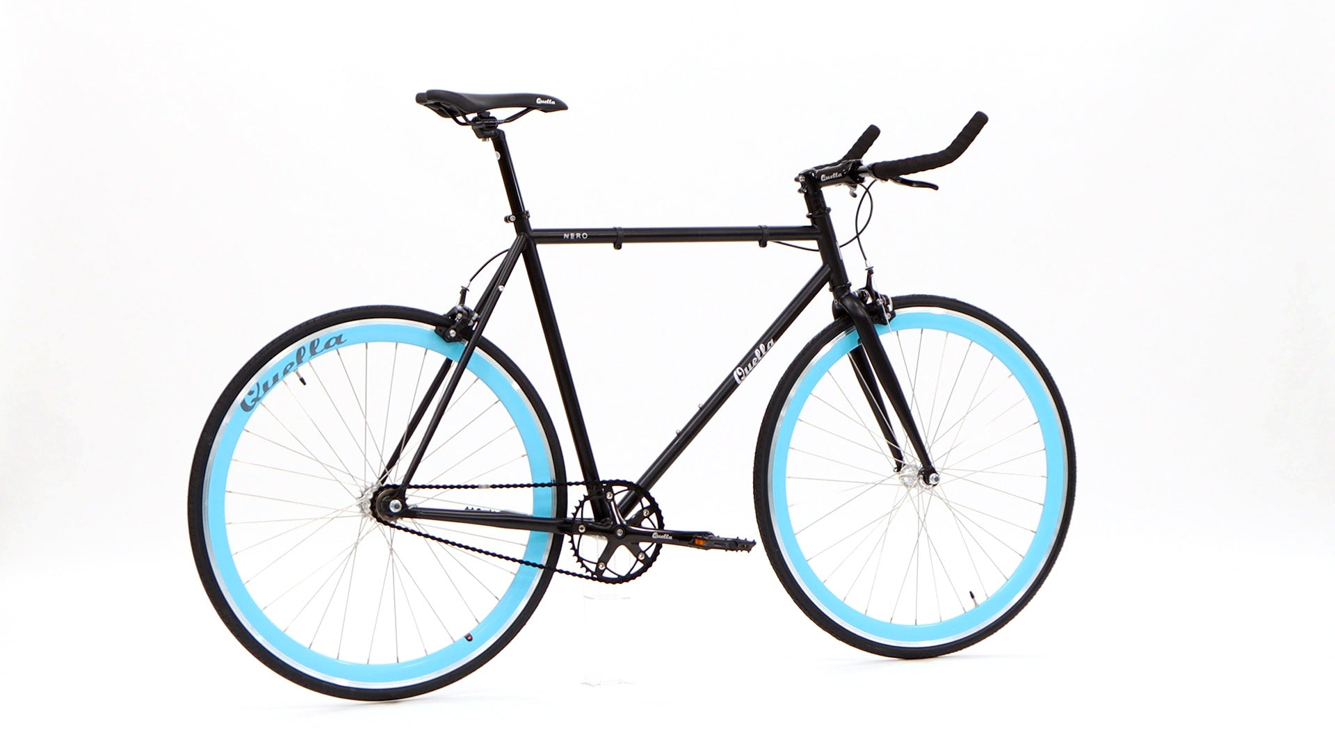 Nero Courier Blue Single Speed Bike Quella