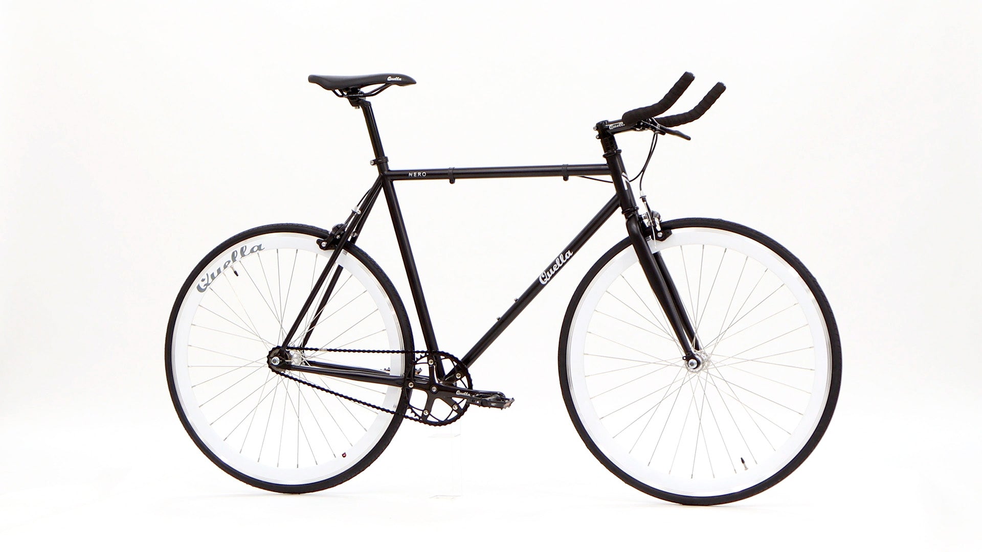 Nero White Single Speed Bike