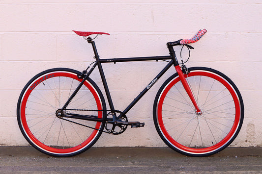 51cm Bicycle - Nero Red Custom 'NDEBELE' Single Speed - (BHQ0060)