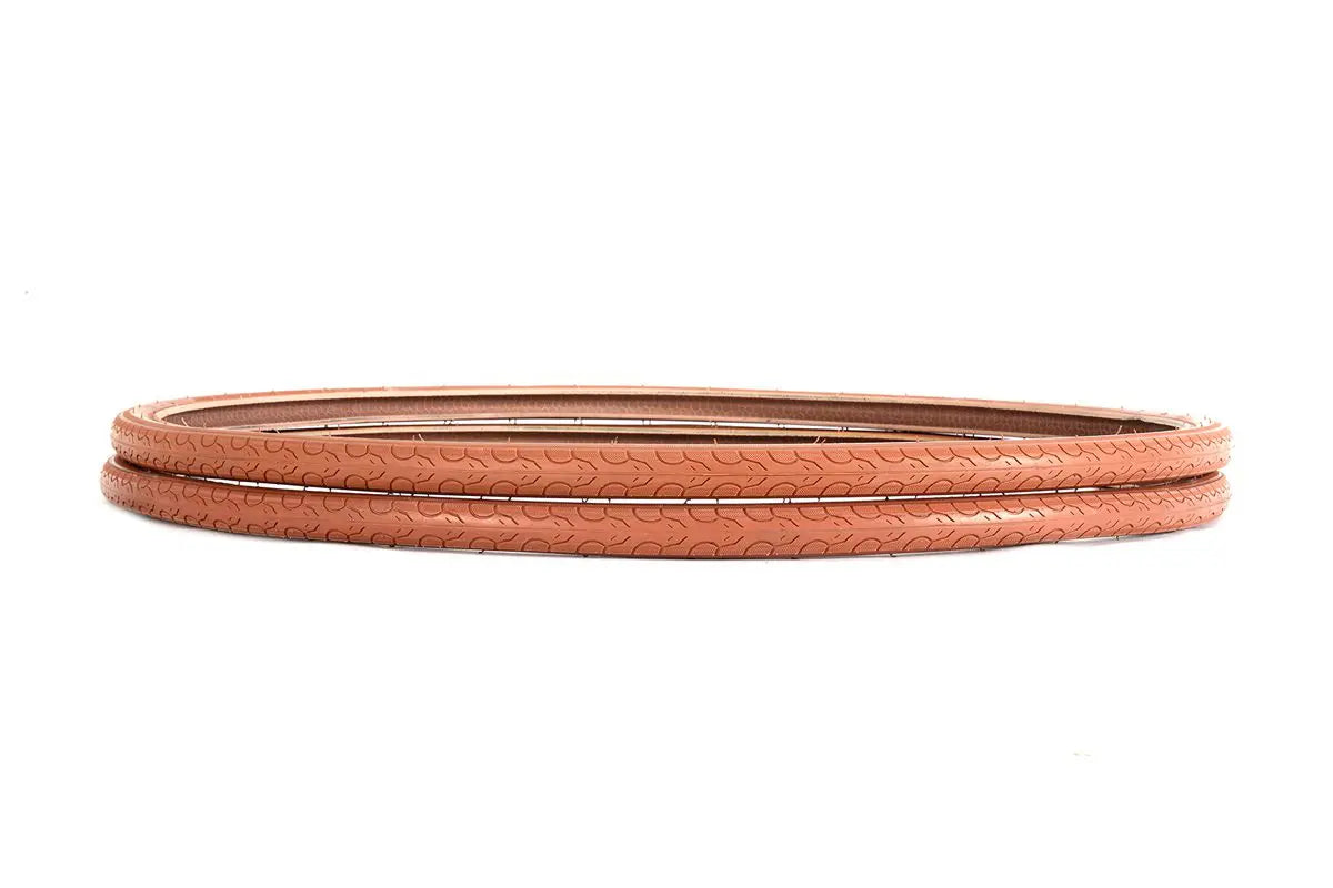 700mm x 25C Tan Kenda Road Tyres (Each)
