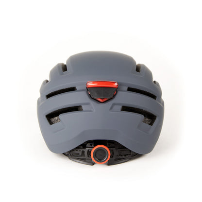 Quella Cycling Helmet with rechargeable Light - Midnight Grey