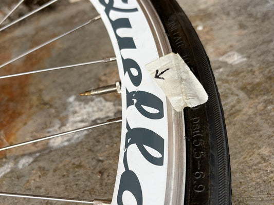 Custom White Front Wheel - BWQ005