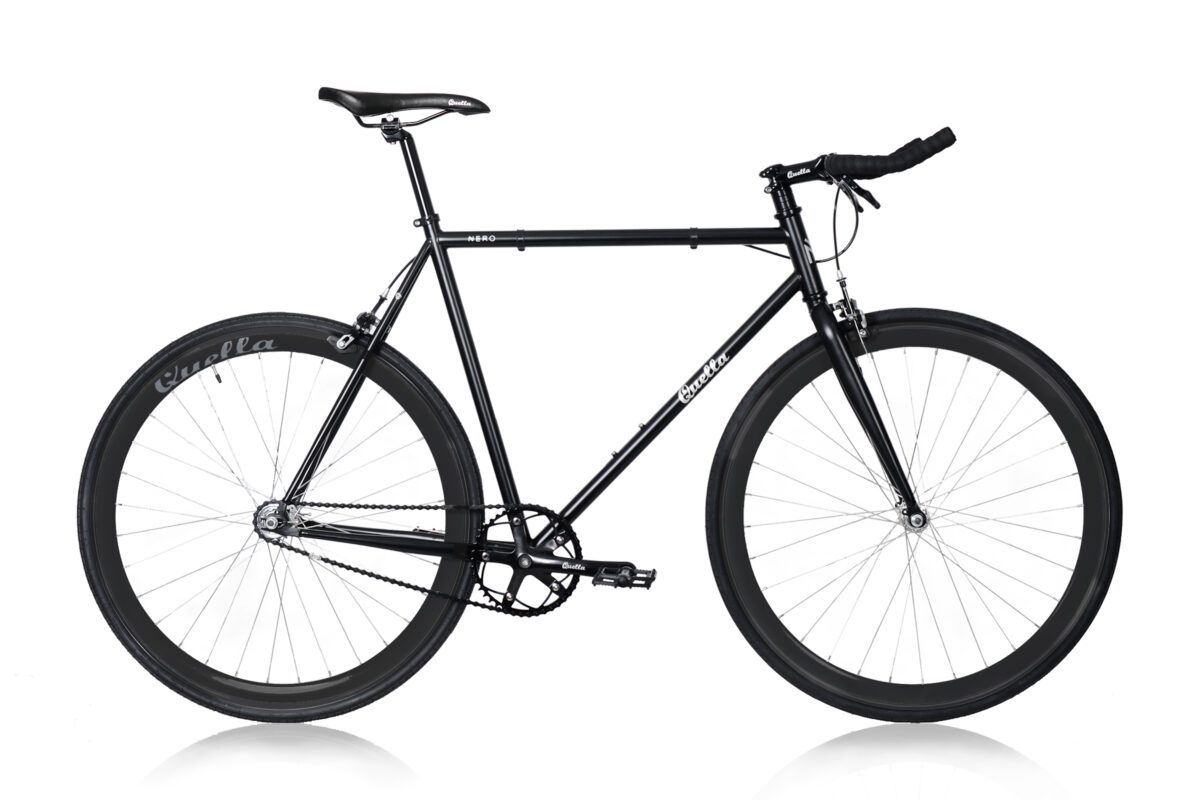 Quella Nero Courier Single-Speed Bike in Black