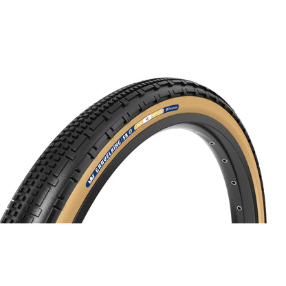 700 x 30C Panaracer GravelKing Folding Tyre - Black / Tan (Set of 2)