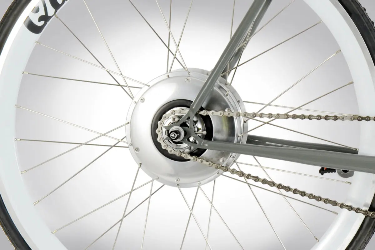 Electric bike wheel 2024 hub