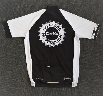 Quella 'No Gears, No Problems' Short Sleeve Cycling Jersey