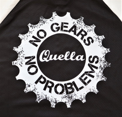 Quella 'No Gears, No Problems' Short Sleeve Cycling Jersey