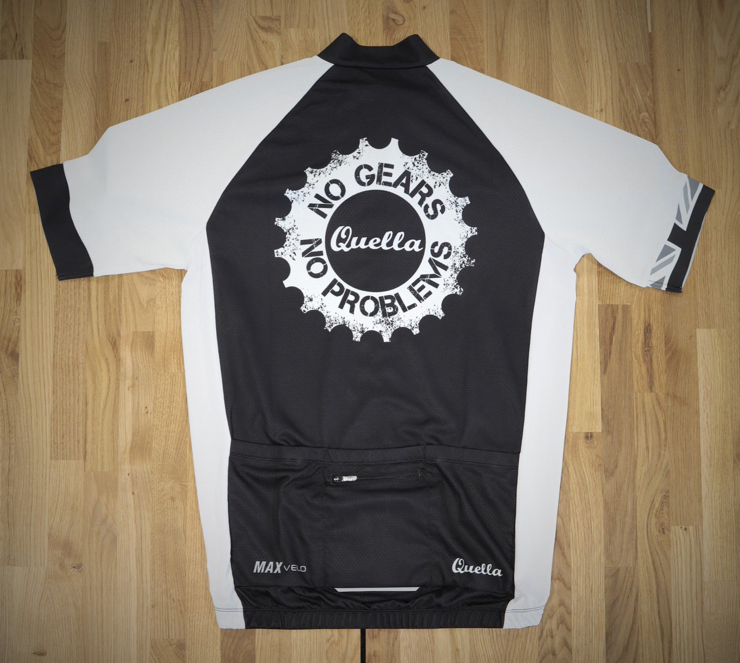 Quella 'No Gears, No Problems' Short Sleeve Cycling Jersey