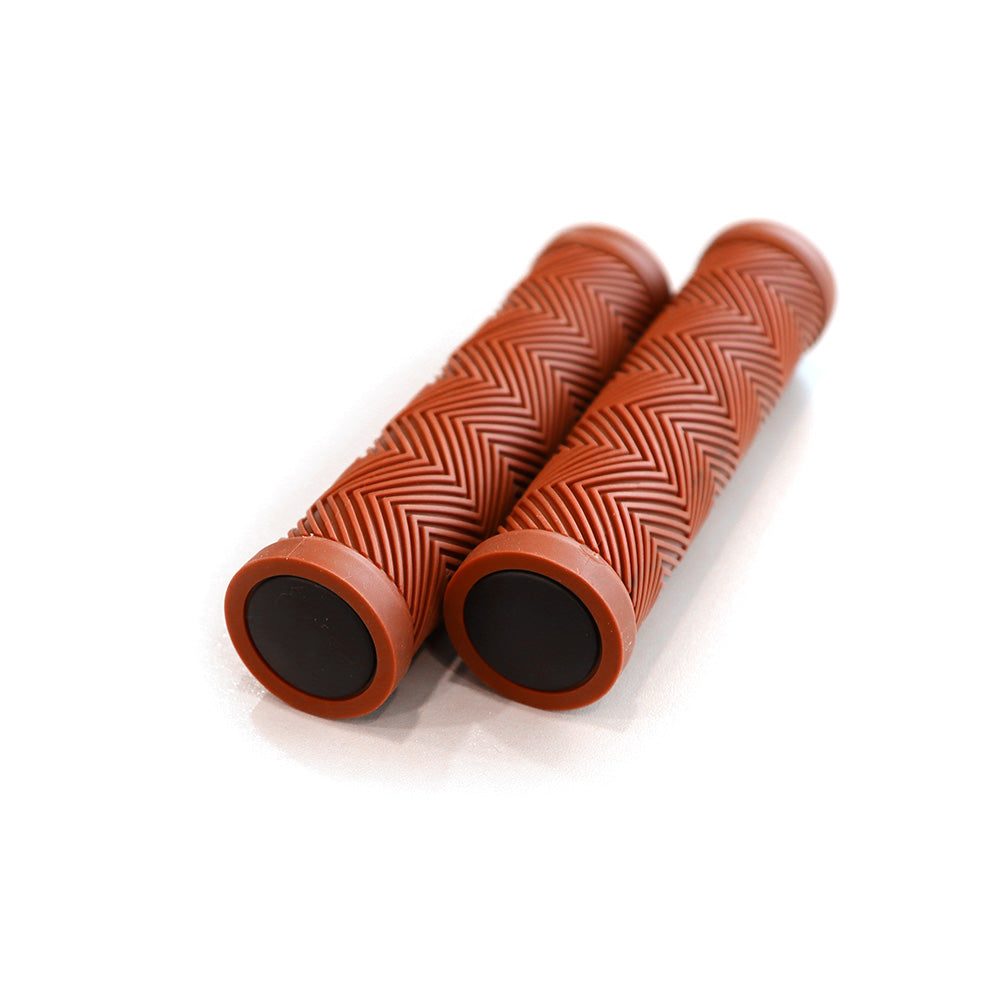 Quella Rubber TQ Grips - Brown