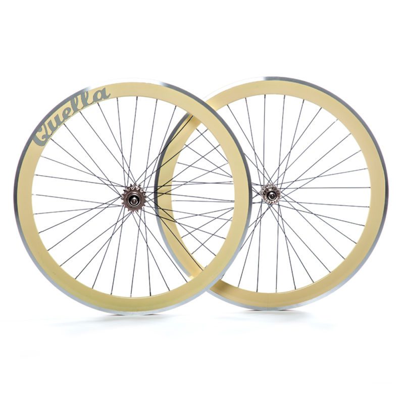 Bicycle Wheelset 40mm Deep V 25 Tan