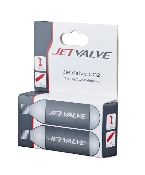 Jetvalve 25g CO2 Refill Cylinders (X2)