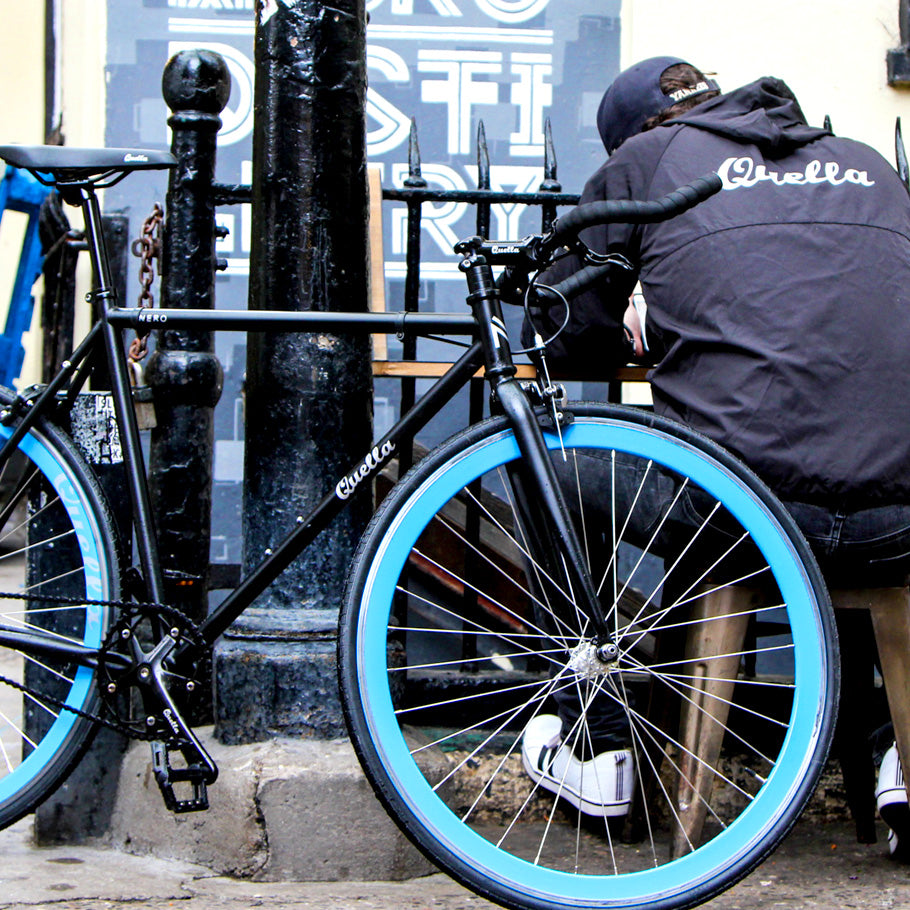 fixed gear blue Nero Courier Blue Single-Speed Bike
