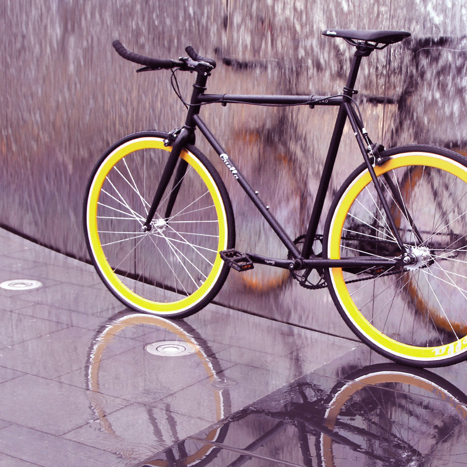 Nero Courier Yellow Single Speed Bike