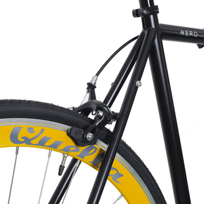 Nero Courier Yellow Single Speed Bike