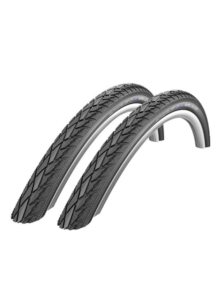 Schwalbe 700 X 32c Road Cruiser Tyres - White Wall (Set of 2 tyres)